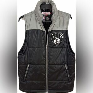 EUC Brooklyn Nets Mitchell and Ness Team Vest, like new, size Small, NBA tag